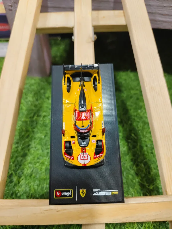 Bburago_1:64_Scale_Die-Cast_Car_Ferrari_499P_RACING_YELLOW