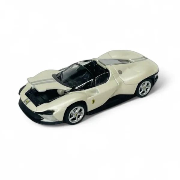 Bburago_1:64_Scale_Die-Cast_Car_Ferrari_Daytona_SP3_WHITE