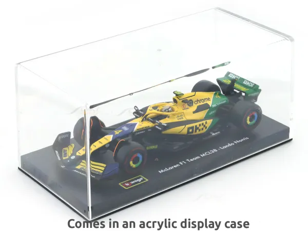 Bburago_-_1/43_Scale_Model_-_McLAREN_MCL_38_MONACO_GRAND_PRIX_2024_#4_LANDO_NORRIS