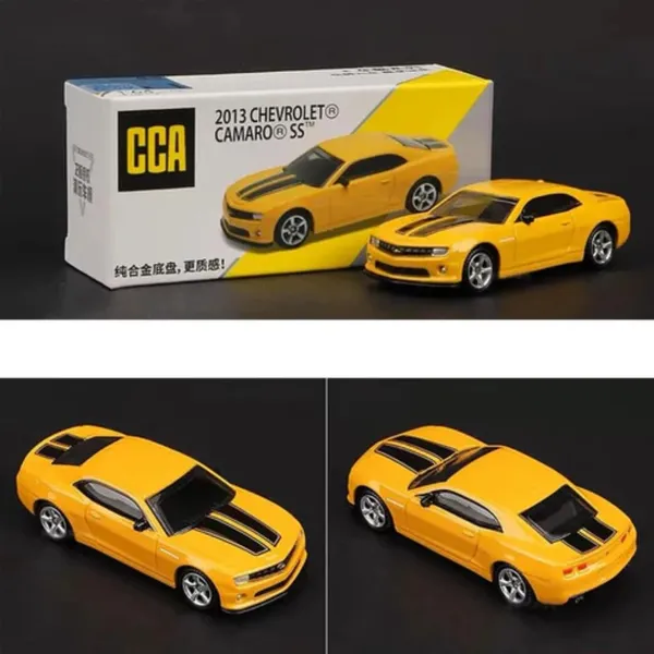 CCA_1_:_64_SCALE_2013_CHEVROLET_CAMARO_SS_Diecast_Metal_Model_Car_ORANGE