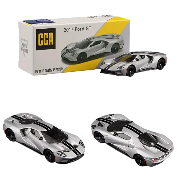 CCA_1_:_64_SCALE_2017_FORD_GT_Diecast_Metal_Model_Car_GRAY
