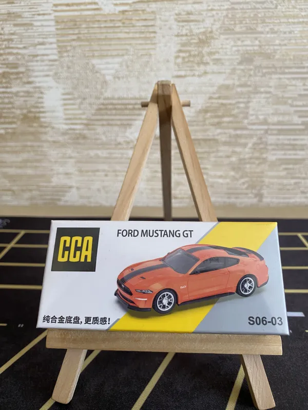 CCA_1_:_64_SCALE_FORD_MUSTANG_GT_Diecast_Metal_Model_Car_ORANGE