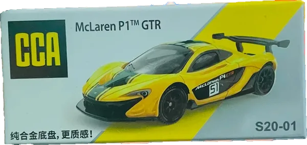 CCA_1_:_64_SCALE_MCLAREN_P1_GTR_Diecast_Metal_Model_Car_YELLOW