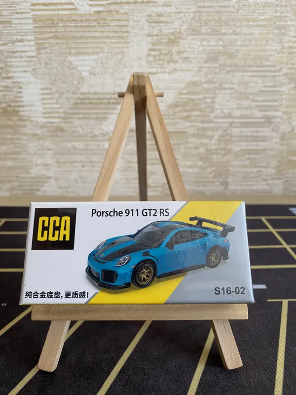 CCA_1_:_64_SCALE_PORSCHE_911_GT2_RS_Diecast_Metal_Model_Car_BLUE