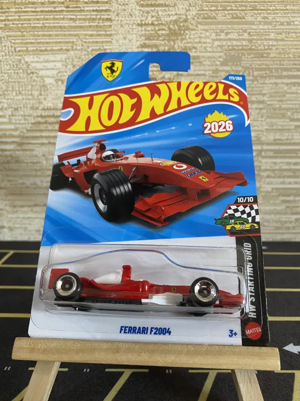 Hot_Wheels_1:64_Scale_FERRARI_F2004_HW_STARTING_GRID_10/10_RED_173/250