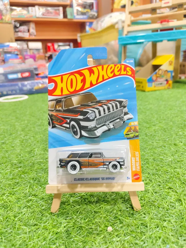 Hot_Wheels_1:64_Scale_CLASSIC_55_NOMAD_WAGONS_FAMILIES_6/10_BLACK_164/250