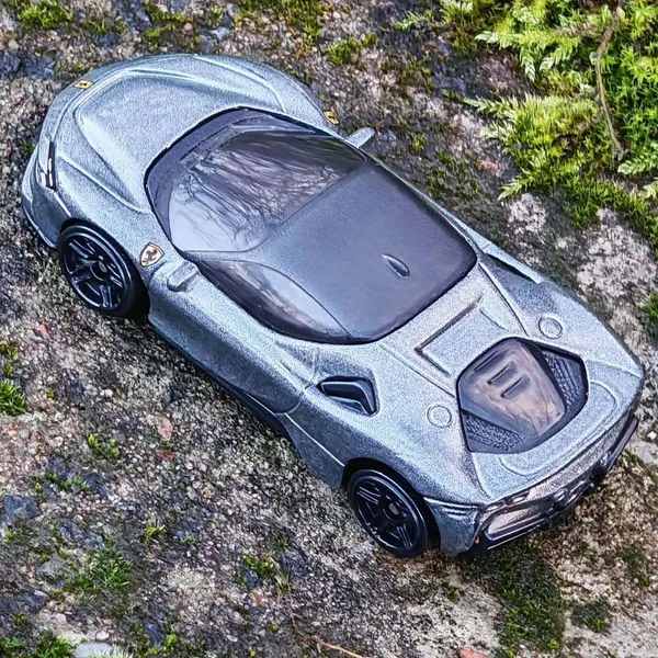 Hot_Wheels_1:64_Scale_FERRARI_SF90_STRADALE_FACTORY_FRESH_5/5_GRAY_191/250