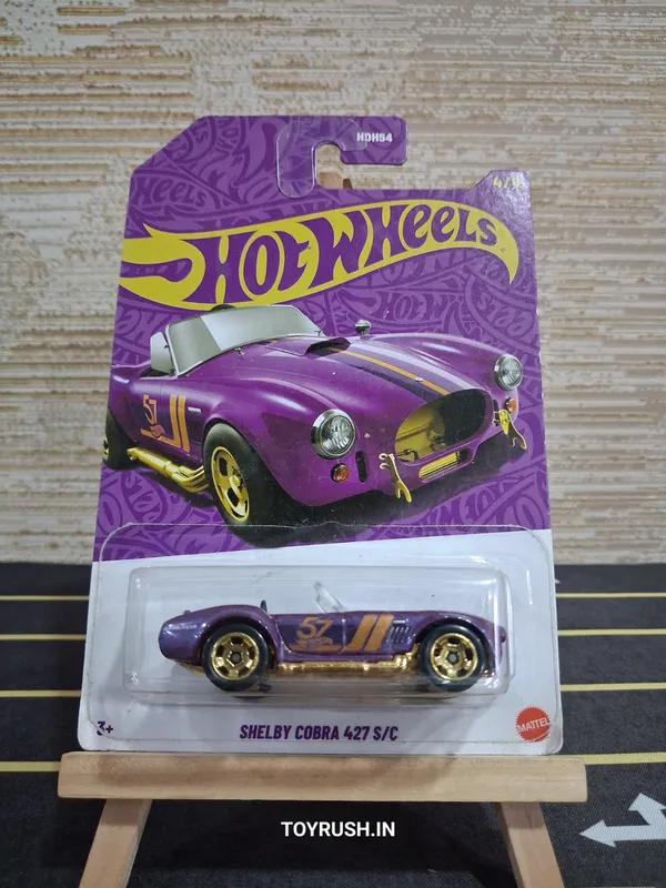 Hot_Wheels_1:64_Scale__SHELBY_COBRA_427_S/C_57th_ANNIVERSARY_SERIES_JDM29_PURPLE_4/6
