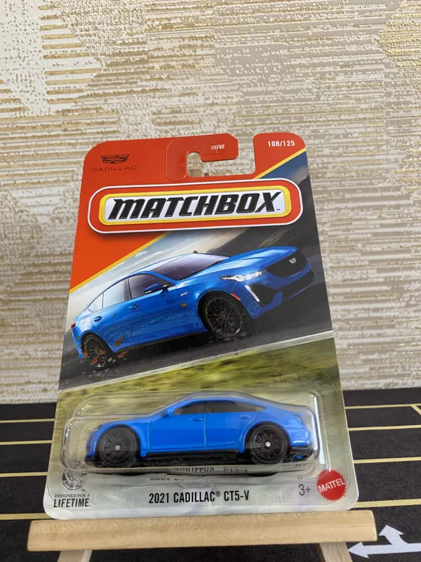 Matchbox_1:64_Scale_2021_CADILLAC_CT5-V_108/125_BLUE_(2026_Release)