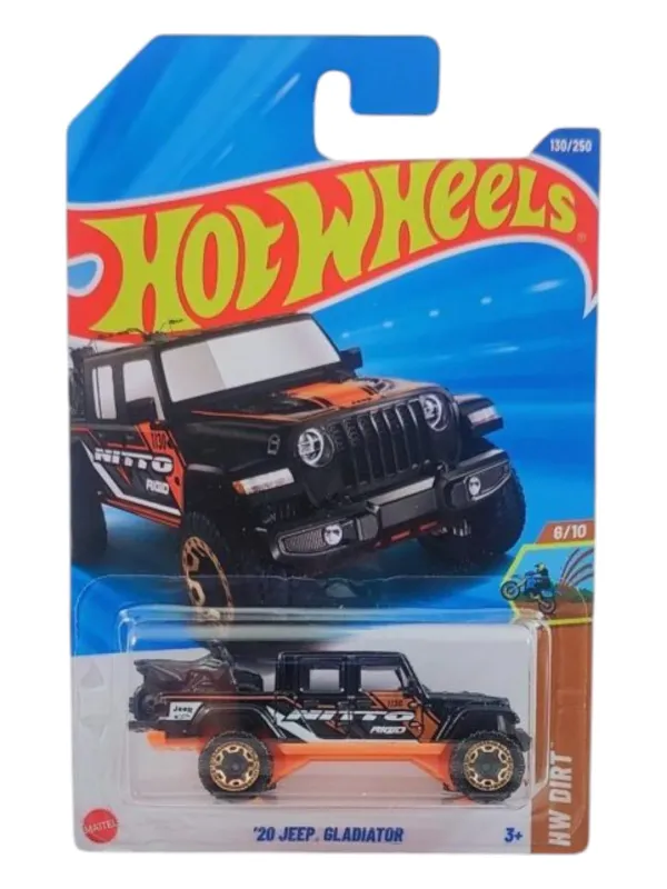 HOT_WHEELS_20_JEEP_GLADIATOR_HW_DIRT_8/10_BLACK_130/250_(IMPORTED)