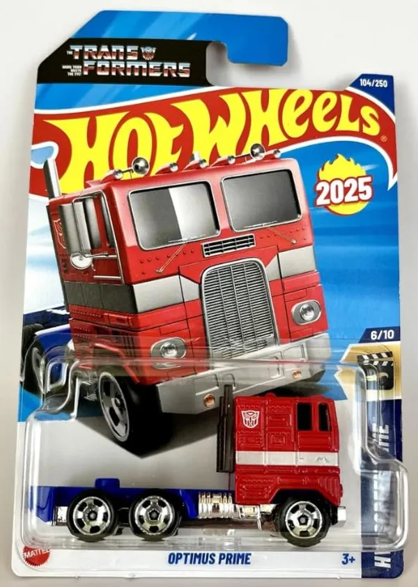 HOT_WHEELS__1:64_SCALE_OPTIMUS_PRIME_HW_SCREEN_TIME_1/10_RED_27/250_(US_IMPORTED)