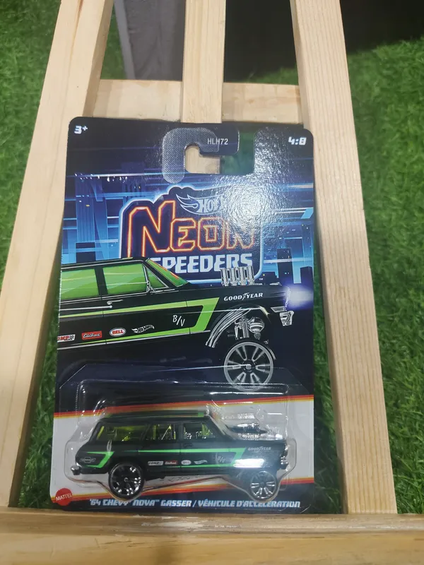 HotWheels_1:64_SILVER_SERIES_NEON_SPEEDERS_64_CHEVY_NOVA_GASSER_BLACK_4/8_JKX96