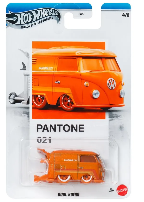 HotWheels_1:64_Scale_SILVER_SERIES_PANTONE_021_KOOL_KOMBI_ORANGE_4/6
