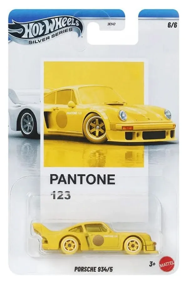 HotWheels_1:64_Scale_SILVER_SERIES_PANTONE_123_PORSCHE_934/5_YELLOW_6/6