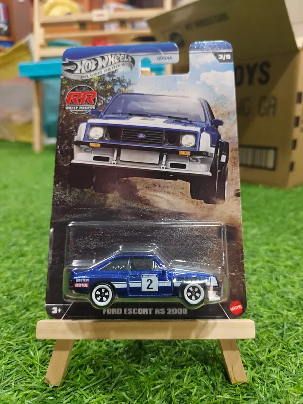 HotWheels_1:64_Scale_SILVER_SERIES_RALLY_RACERS_2026_FORD_EXCORTS_RS_2000_3/5_JKX63_BLUE