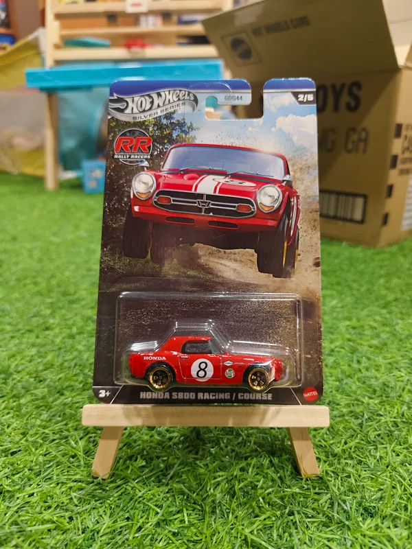HotWheels_1:64_Scale_SILVER_SERIES_RALLY_RACERS_2026_HONDA_S800_RACING_2/5_JKX62_RED
