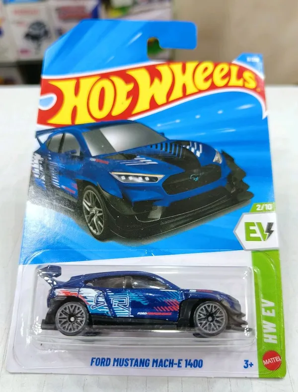 Hot_Wheels_1:64_FORD_MUSTANG_MACH-E_1400_HW_EV_2/10_BLUE_8/250_(IMPORTED)