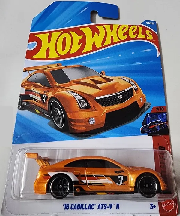 Hot_Wheels_1:64_Scale_16_CADILLAC_ATS-V_R_NIGHTSPEED_7/10_ORANGE_90/250