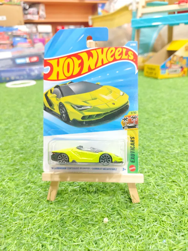 Hot_Wheels_1:64_Scale_16_LAMBORGHINI_CENTENARIO_ROADSTER_EXOTICARS_1/10_GREEN_2/250
