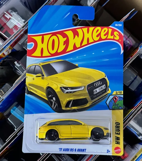 Hot_Wheels_1:64_Scale_17_AUDI_RS_6_AVANT_HW_EURO_2/10_YELLOW_66/250