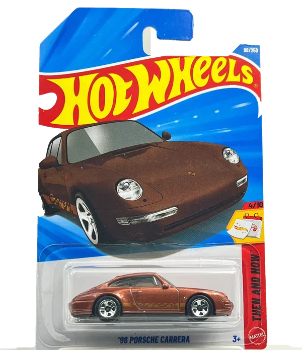 Hot_Wheels_1:64_Scale_96_PORSCHE_CARRERA_THEN_AND_NOW_4_/10_BROWN_98/250