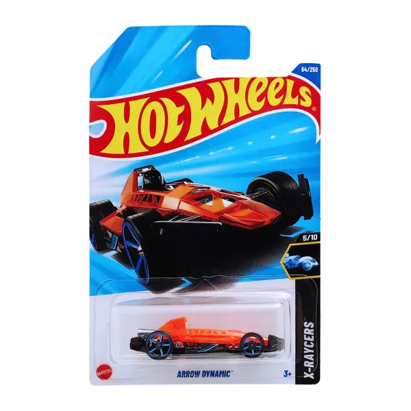 Hot_Wheels_1:64_Scale_ARROW_DYNAMIC_X-Raycers_5/10_Orange_64/250