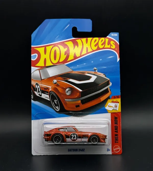 Hot_Wheels_1:64_Scale_DATSUN_240Z_THEN_AND_NOW_2/10_ORANGE_72/250