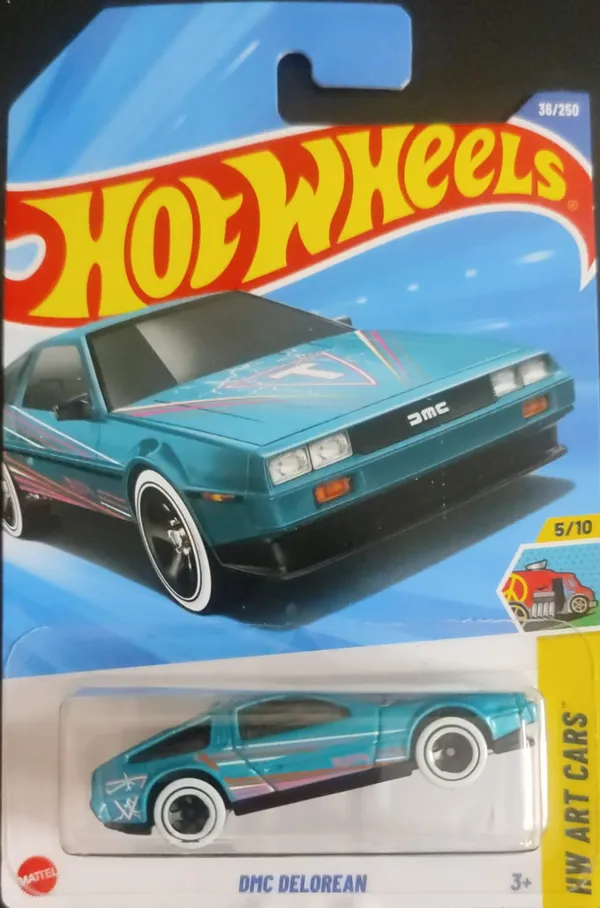 Hot_Wheels_1:64_Scale_DMC_DELOREAN_HW_ART_CARS_5/10_GREEN_36/250_(IMPORTED)