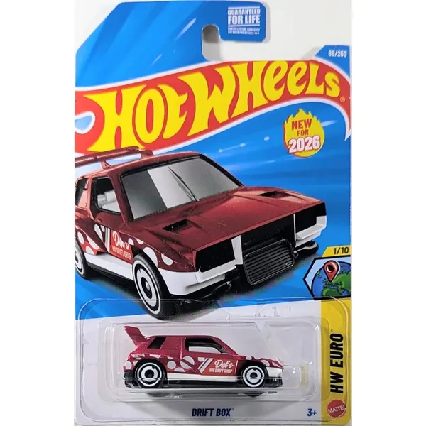 Hot_Wheels_1:64_Scale_DRIFT_BOX_HW_EURO_1/10_BLUE_65/250_(IMPORTED)