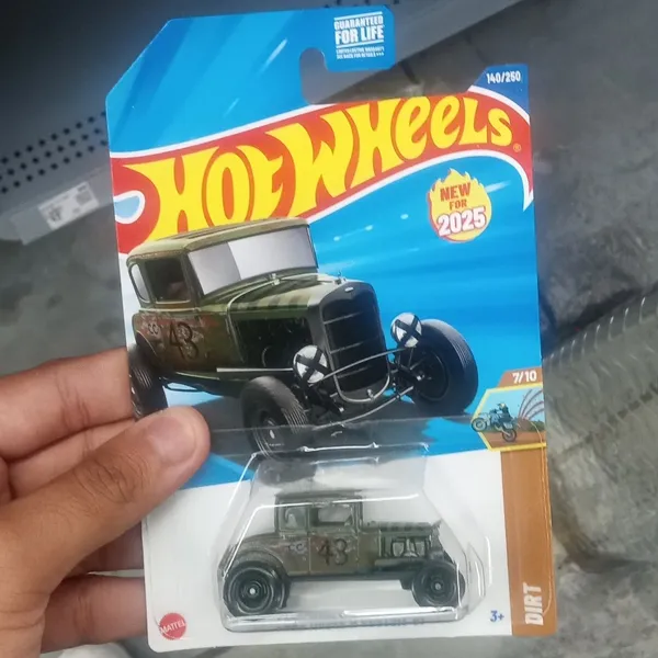 Hot_Wheels_1:64_Scale_FORD_MODEL_A_CUSTOM_HW_Dirt_7/10_Green_140/250