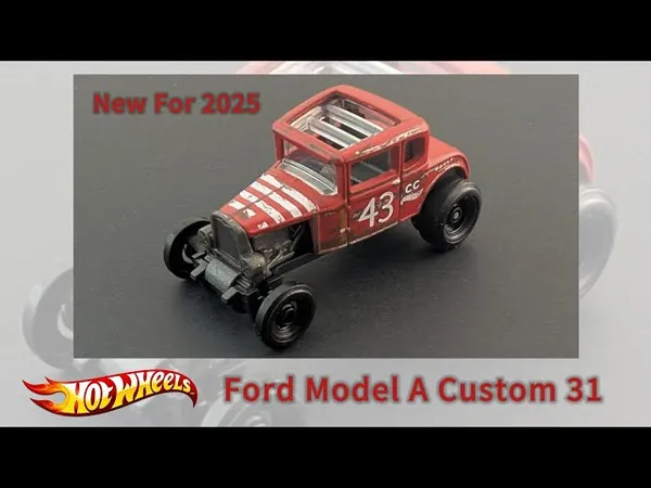 Hot_Wheels_1:64_Scale_FORD_MODEL_A_CUSTOM_HW_Dirt_7/10_RED_140/250_(IMPORTED)