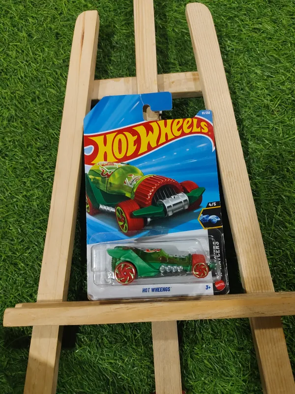 Hot_Wheels_1:64_Scale_HOT_WHEENGS_X-RAYCERS_4/5_GREEN_81/250_(TRASURE_HUNT)
