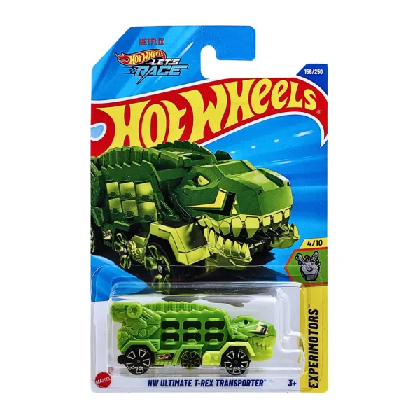 Hot_Wheels_1:64_Scale_HW_ULTIMATE_TREX_EXPERIMOTERS_4/10_GREEN_156/250_(IMPORTED)