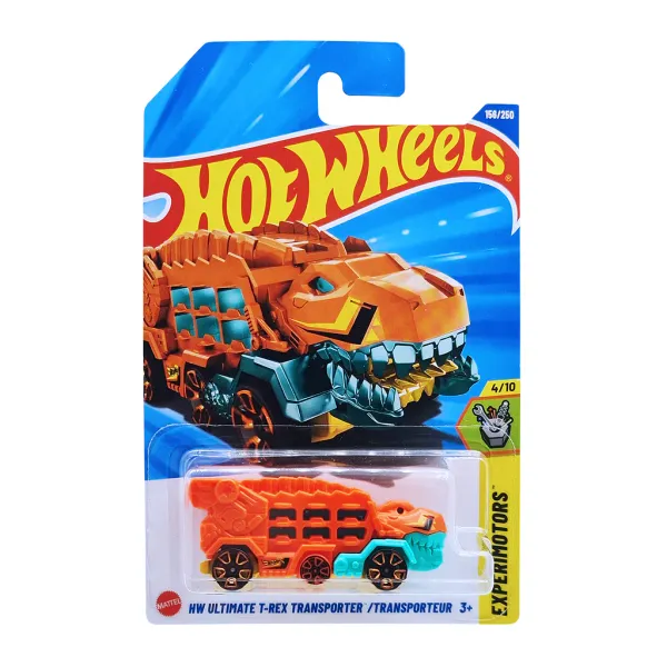 Hot_Wheels_1:64_Scale_HW_ULTIMATE_T-REX_TRANSPORTEUR_EXPERIMOTORS_4/10_ORANGE_156/250