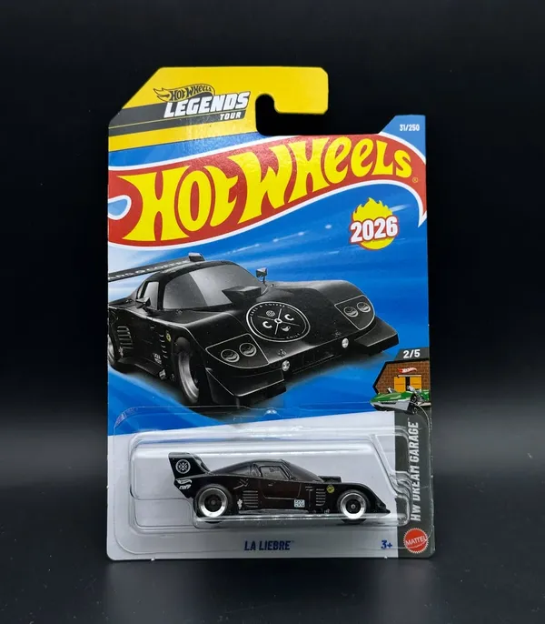 Hot_Wheels_1:64_Scale_LA_LIEBRE_HW_DREAM_GARAGE_2/5_BLACK_31/250_(IMPORTED)_HW_LEGENDS_TOUR_LIMITED_EDITION