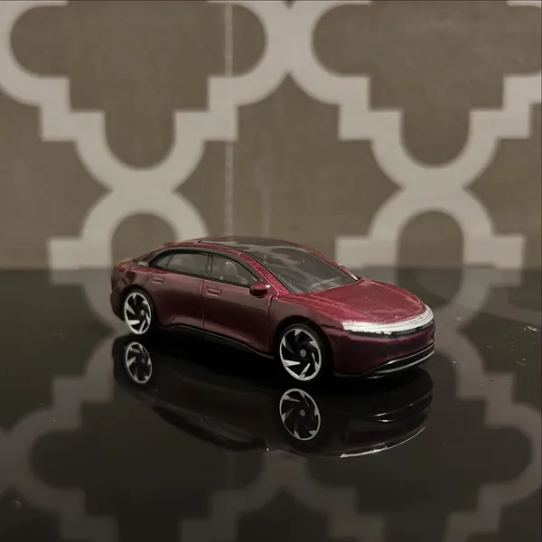 Hot_Wheels_1:64_Scale_LUCID_AIR_HW_EV_6/10_CHERRY_RED_59/250