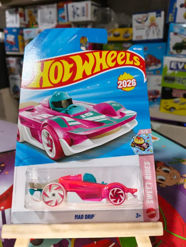 Hot_Wheels_1:64_Scale_MAD_DRIP_SWEET_RIDES_5_/5_PINK_197/250