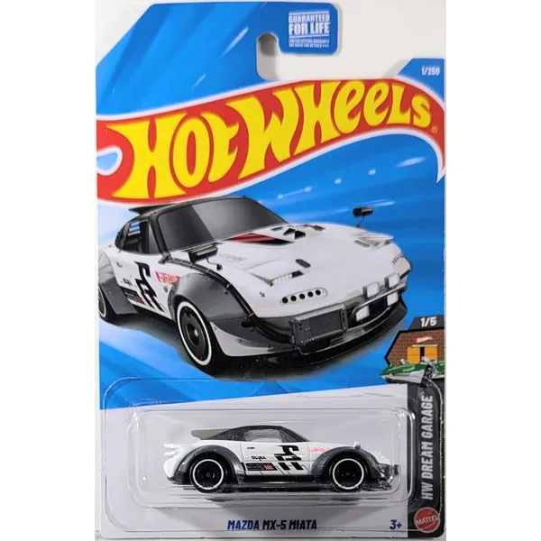 Hot_Wheels_1:64_Scale_MAZDA_MX-5_MIATA_HW_DREAM_GARAGE_1/5_WHITE_1/250_(IMPORTED)