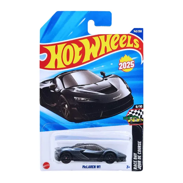 Hot_Wheels_1:64_Scale_MCLAREN_W1_RACE_DAY_6/10_GRAY_142/250