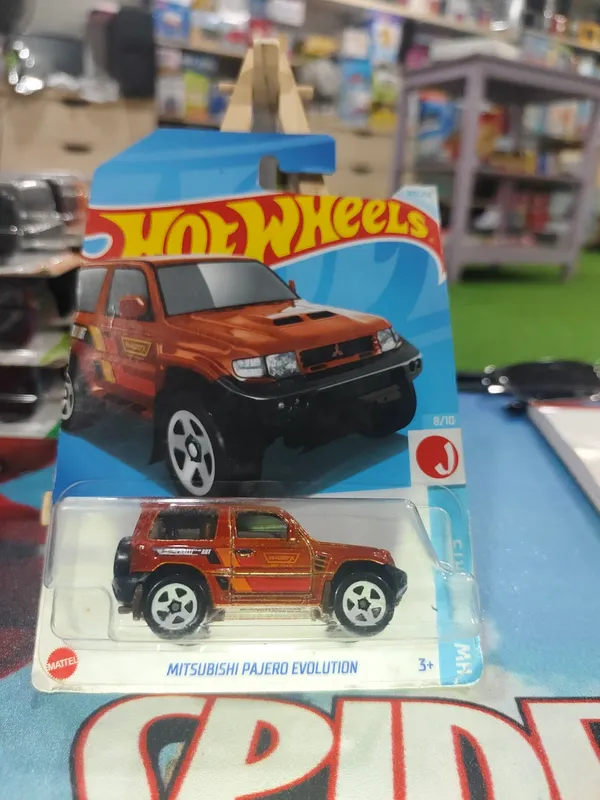 Hot_Wheels_1:64_Scale_MITSUBISHI_PAJERO_EVOLUTION_HW_J-IMPORTS_8/10_ORANGE_169/250_
