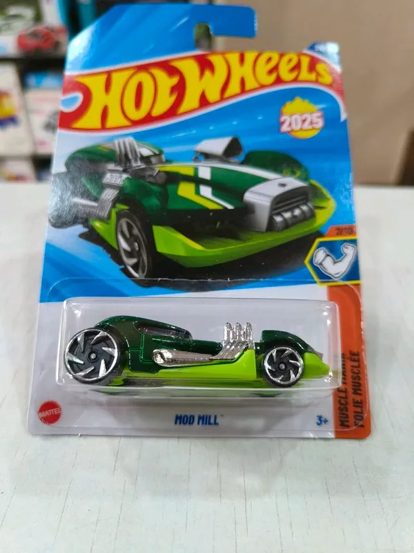 Hot_Wheels_1:64_Scale_MOD_MILL_MUSCLE_MANIA_7/10_GREEN_218/250