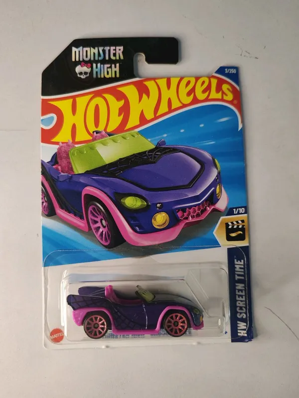 Hot_Wheels_1:64_Scale_MONSTER_HIGH_GHOUL_MOBILE_HW_SCREEN_TIME_1/10_BLUE_3/250_(IMPORTED)