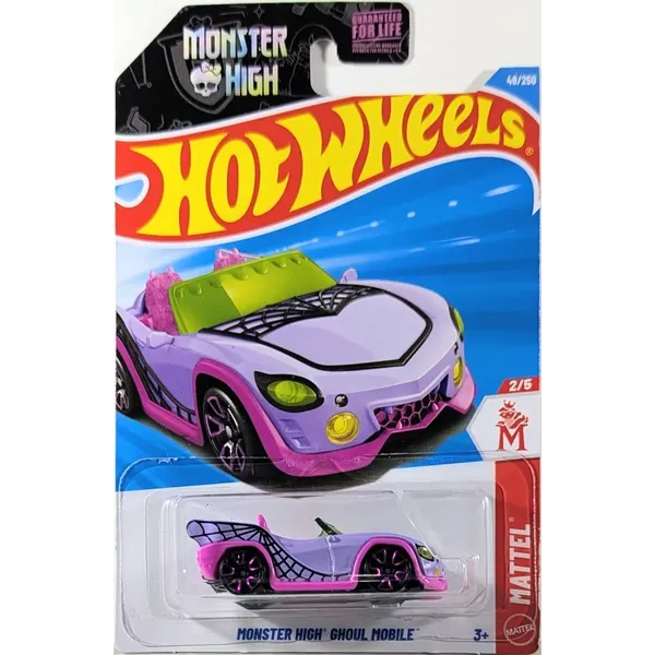 Hot_Wheels_1:64_Scale_MONSTER_HIGH_GHOUL_MOBILE_MATTEL_2/5_PINK_48/250_(IMPORTED)