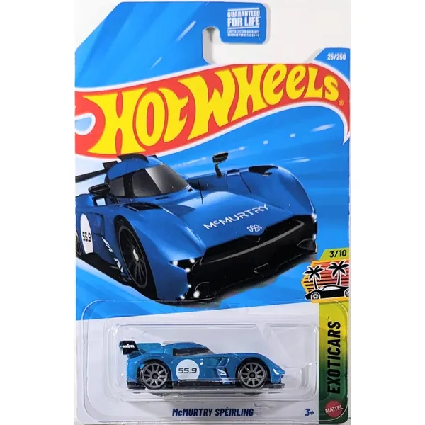 Hot_Wheels_1:64_Scale_McMURTRY_SPEIRLING_EXOTICARS_3/10_BLUE_25/250_(IMPORTED)
