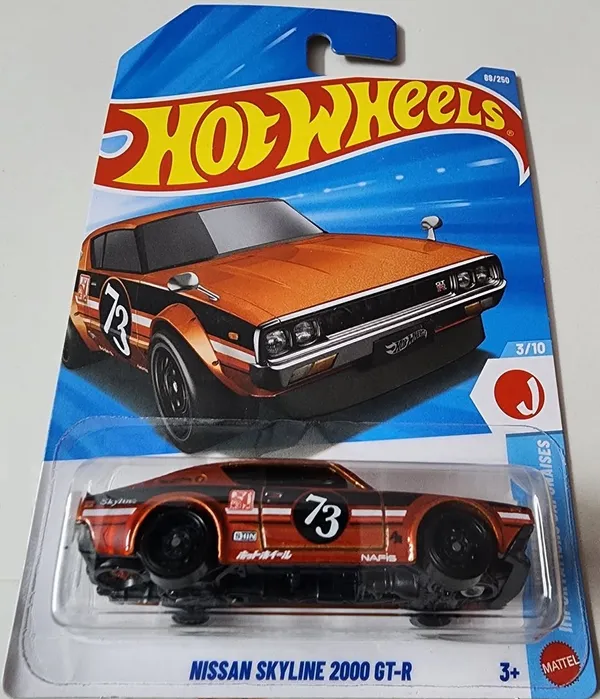 Hot_Wheels_1:64_Scale_NISSAN_SKYLINE_2000_GT-R_HW_J-IMPORTS_3/10_ORANGE_88/250