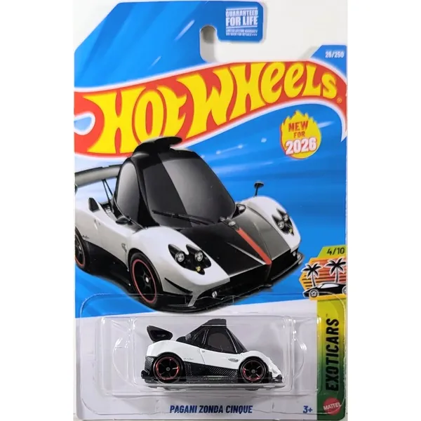 Hot_Wheels_1:64_Scale_PAGANI_ZONDA_CINQUE_EXOTICARS_4/10_26/250_(IMPORTED)