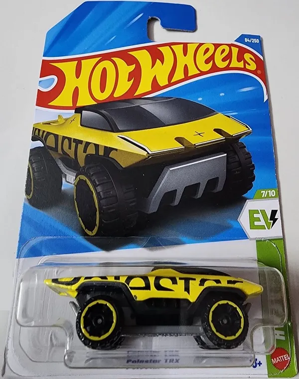 Hot_Wheels_1:64_Scale_POLESTAR_TRX_HW_EV_7/10_YELLOW_84/250