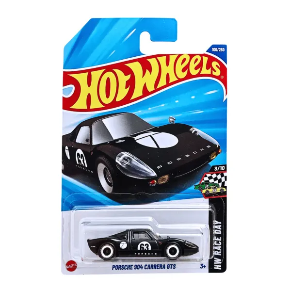 Hot_Wheels_1:64_Scale_PORSCHE_904_CARRERA_GTS_HW_Race_Day_3/10_Black_100/250