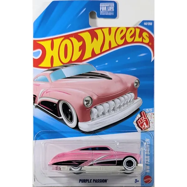 Hot_Wheels_1:64_Scale_PURPLE_PASSION_HW_FAN_DRIVEN_3/5_PINK_46/250_(IMPORTED)