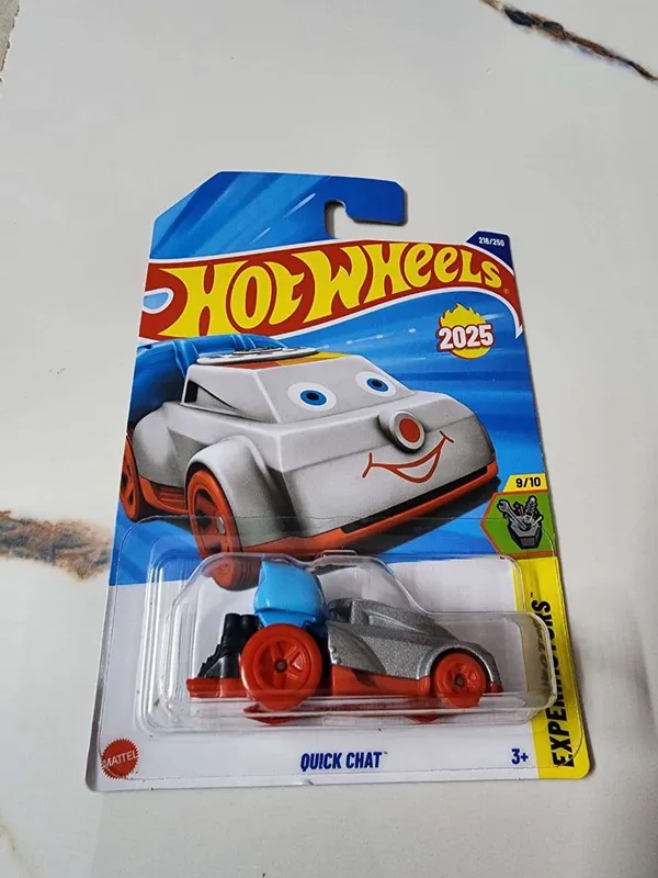 Hot_Wheels_1:64_Scale_QUICK_CHAT_EXPERIMOTORS_9/10_SILVER_216/250